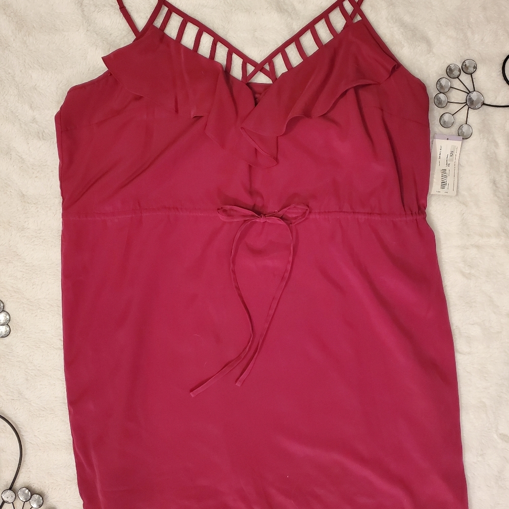 Pink tank top
